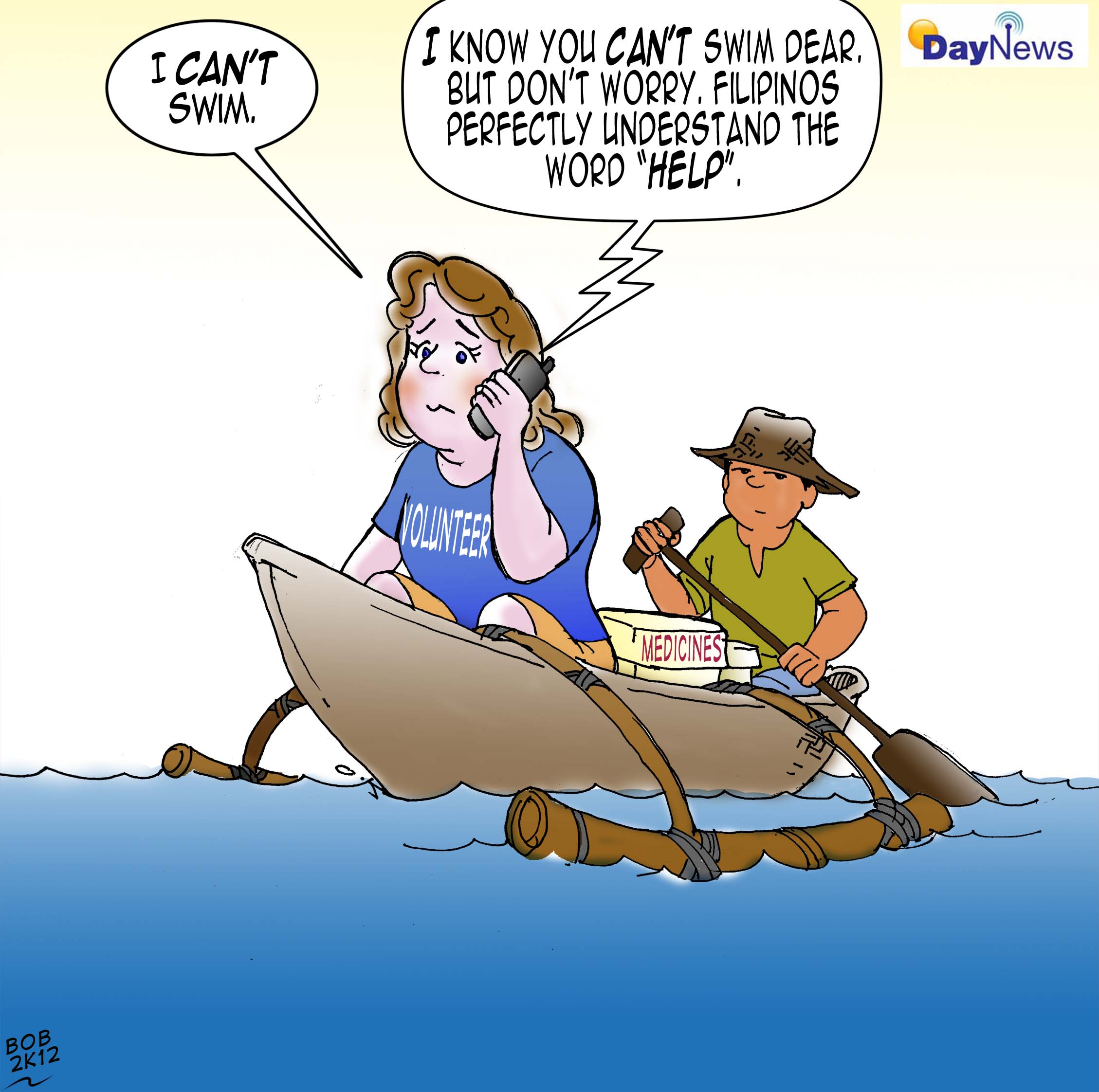 Help - Day News Cartoon Of The Day