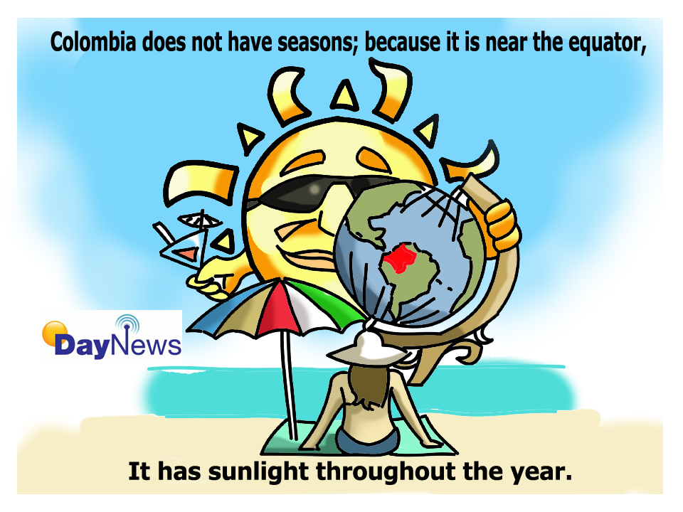 Colombian Sun - Day News Cartoon Of The Day