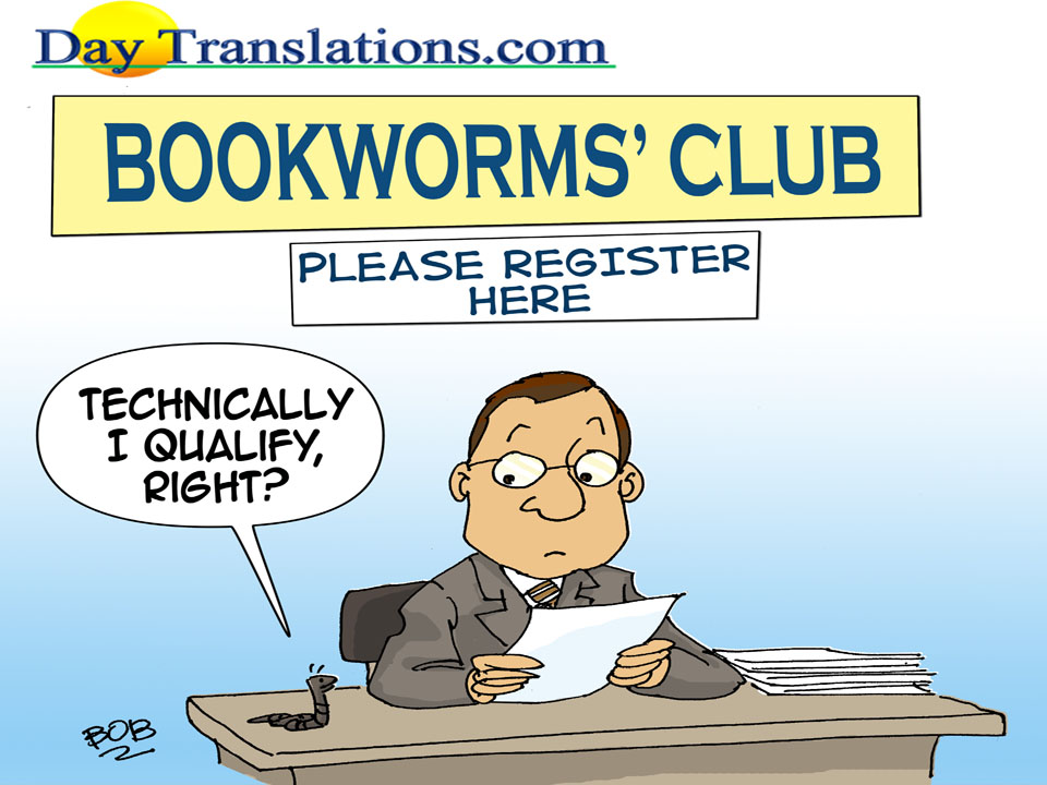 Bookworm - Cartoon of the day