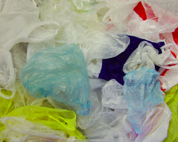 One-time use plastic bags
