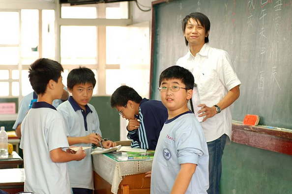 Chinese Teacher and Students