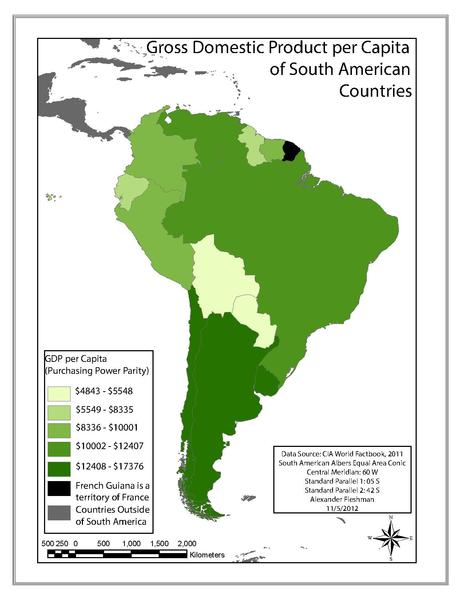 South America's GDP