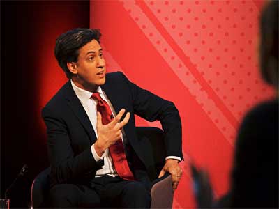 British Ed Miliband, the Labor Party leader