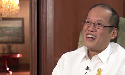 Philippine President Aquino During Interview